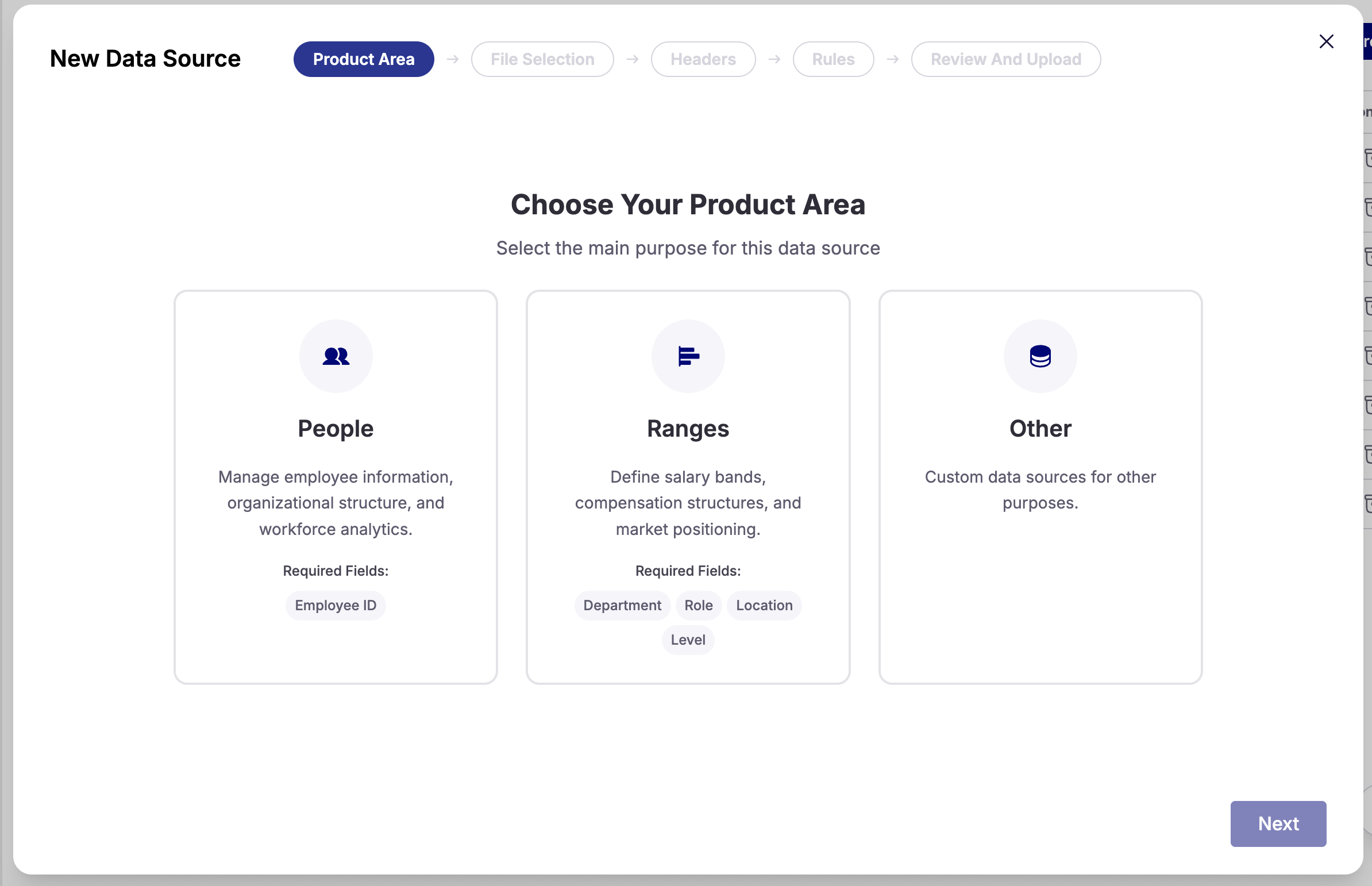 How to Update Your Data Source or Version for Ranges or People
